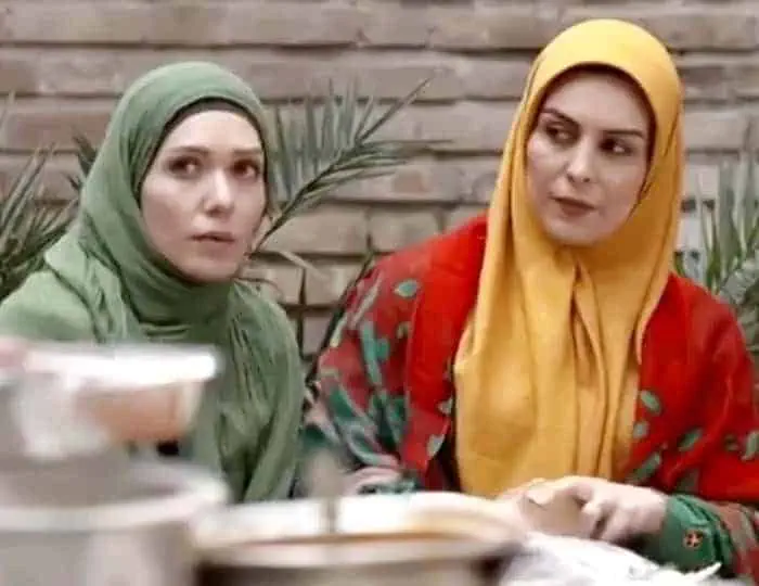 شهرزاد کمالزاده در سریال گمشده ماه چهره خلیلی و شهرزاد کمالزاده