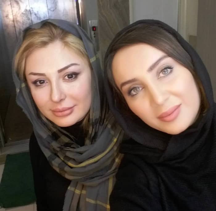 سولماز حصاری در کنار نیوشا ضیغمی بازیگران زن