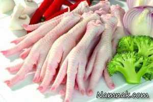 پای مرغ ، پخت پای مرغ