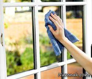 پاک کردن شیشه ، روش پاک کردن شیشه