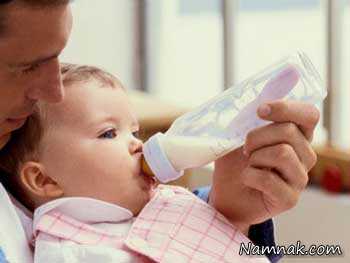زمان شیر پاستوریزه خوردن نوزادان