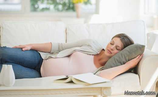 خوابیدن در دوران بارداری ، مشکلات خوابیدن در بارداری ، راه حل خوابیدن در بارداری
