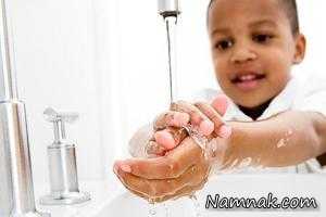 شستن دستها ، شستن دستها بعد از توالت