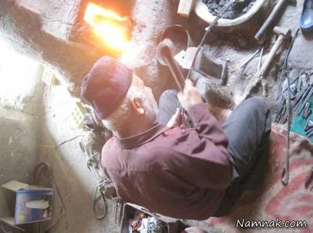 هنر دستی انبرسازی در استان یزد انبرسازی