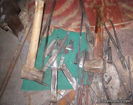 هنر دستی انبرسازی در استان یزد انبر سازی