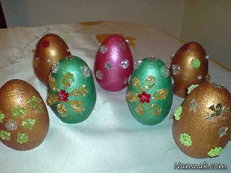 تزیین تخم مرغ 