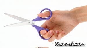 تیز کردن قیچی ، شیشه