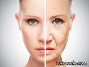 پیری زودرس ، پوست