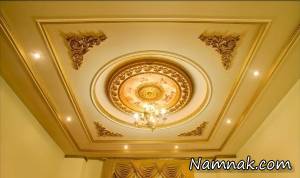 رنگ سقف ، رنگ گچبری سقف