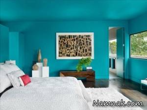 اتاق خواب ، فیروزه ای