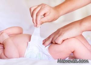 كار كردن شكم نوزاد ، نکاتی درباره مدفوع نوزاد