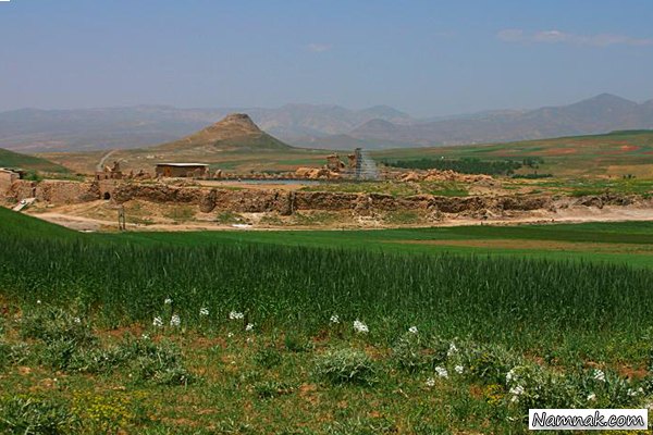 تخت سلیمان ( آذرگشسب ) ، شهر گنجک