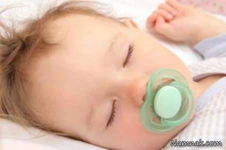 استفاده از پستانک در نوزادان