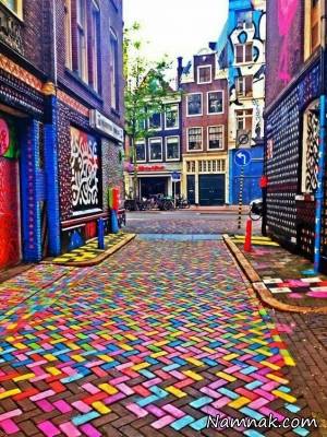 خیابان های رنگی جهان
