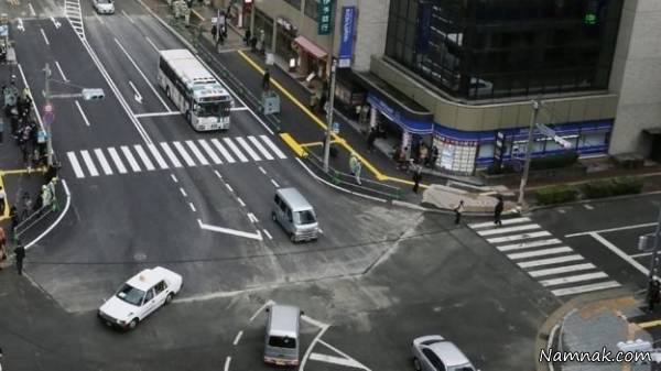 نشست 30 متری خیابان در فکوکای ژاپن 
