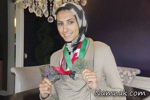 مجله آمریکایی ، تصویر زن محجبه برای اولین بار در تاریخ مجلات ورزشی آمریکا