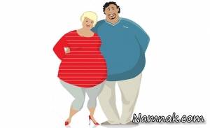 افزایش وزن بعد از ازدواج ، اضافه وزن عشق