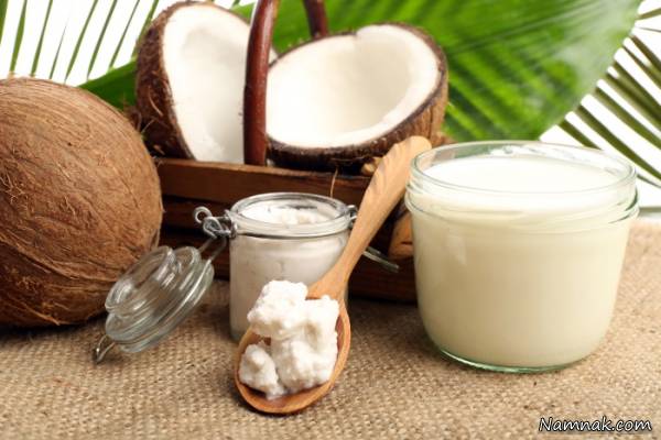 ماسک جادویی برای صورت ماسک جوش شیرین و روغن نارگیل