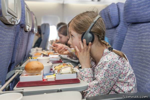 غذاها در هواپیما 