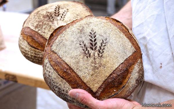 طرز تهیه نان آرتیسان با آرد گندم نان آرتیسان