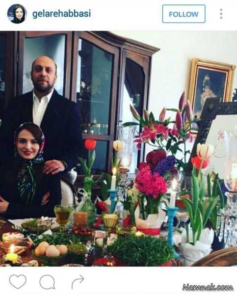 گلاره عباسی و همسرش ، عکس بازیگران ایرانی ، عکس بازیگران در شبکه های اجتماعی