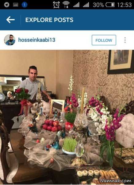 حسین کعبی ، عکس بازیگران ایرانی ، عکس بازیگران در شبکه های اجتماعی