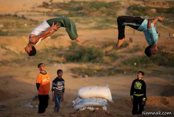 ورزشکاران غزه ، تصاویر ، تصویر روز