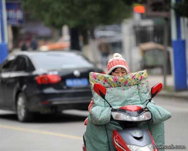 سرمای شدید در چین ، تصاویر ، تصویر روز