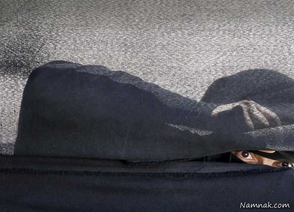 زن یمنی در چادر ، تصاویر ، تصویر روز