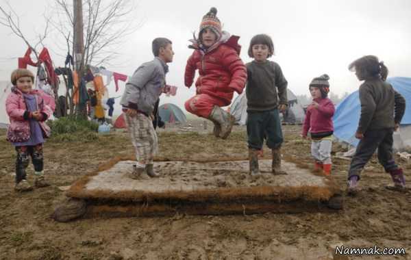 بازی بچه های سوری ، تصاویر ، تصویر روز
