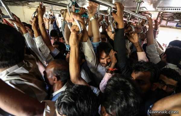 قطار شلوغ هند ، pictures of the day ، تصاویر