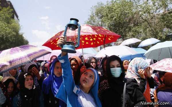 زنان معترض افغان ، تصاویر ، تصویر روز
