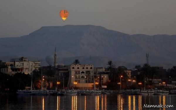 بالن سواری در نیل ، تصاویر ، تصویر روز