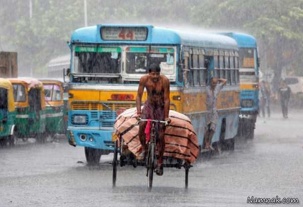 باران شدید در هند