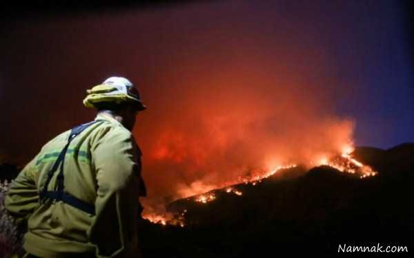 آتش سوزی جنگلهای آمریکا
