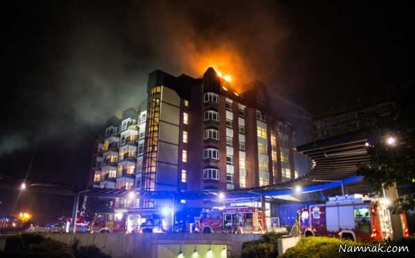آتش سوزی بیمارستان