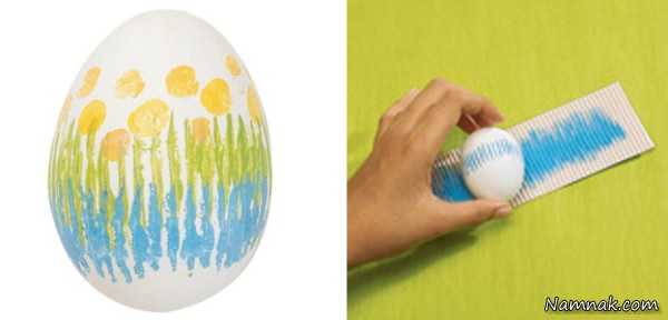 نقاشی روی تخم مرغ ، تزیین تخم مرغ ، تزیین تخممرغ سفره هفت سین