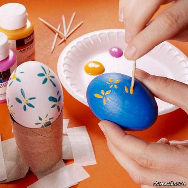 آموزش نقاشی تخم مرغ ، تزیین تخم مرغ ، تزیین تخممرغ سفره هفت سین