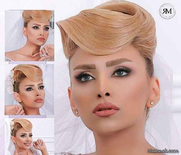 مدل عروس جدید ایرانی ، مدل ارایش لایت جدید ، آرایش لایت صورت