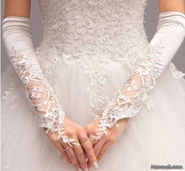 مدل دستکش عروس ، دستکش عروس ، دستکش عروس کوتاه