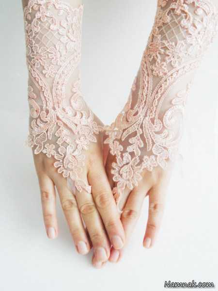 مدل دستکش عروس ، عکس دستکش عروس ، دستکش عروس