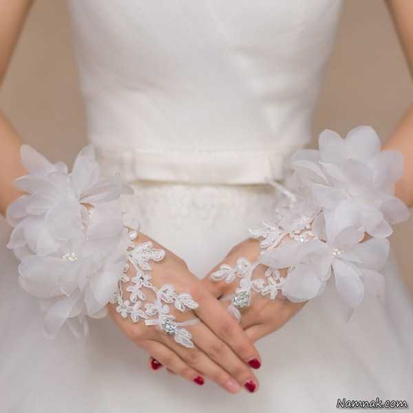 مدل دستکش عروس ، دستکش عروس جدید ، دستکش عروس2015