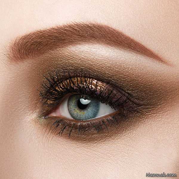 مدل آرایش چشم ، آرایش چشم دودی ، آرایش چشم ساده
