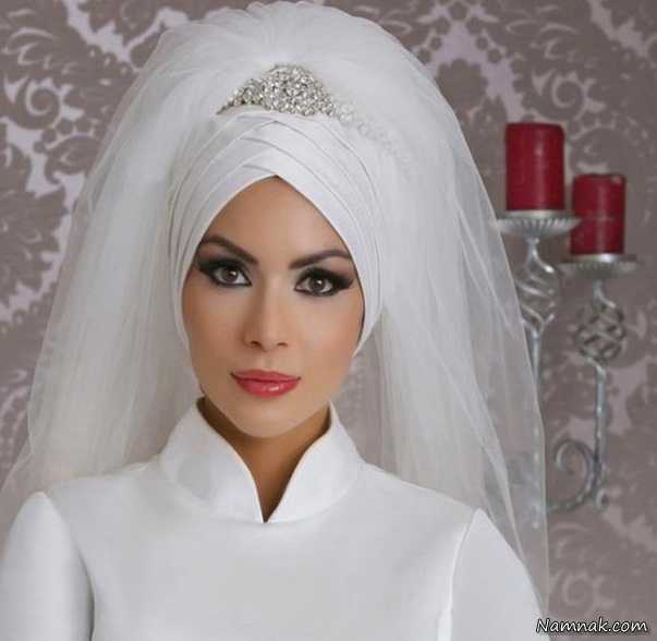 تور عروس شیک ، جدیدترین مدلهای تور عروس ، زیباترین تورهای عروس