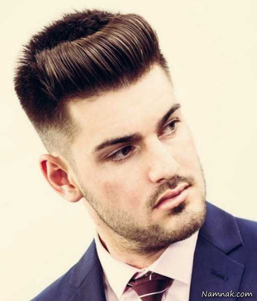 مدل موی مردانه جدید ، مدل موی مردانه اروپایی ، مدل موی مردانه برای صورت کشیده