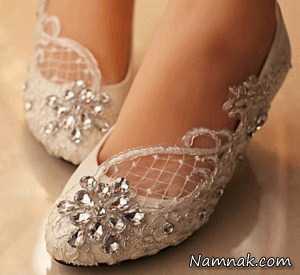 کفش سفید عروس