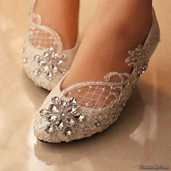 مدل کفش سفید عروس ، کفش سفید عروس ، کفش سفید عروسی