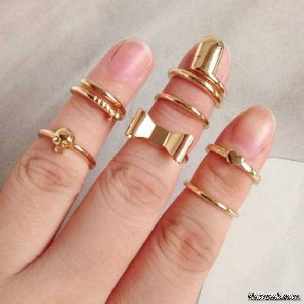مدل حلقه و انگشتر ، انگشتر بند انگشتی ، انگشتر بند انگشتی طلا
