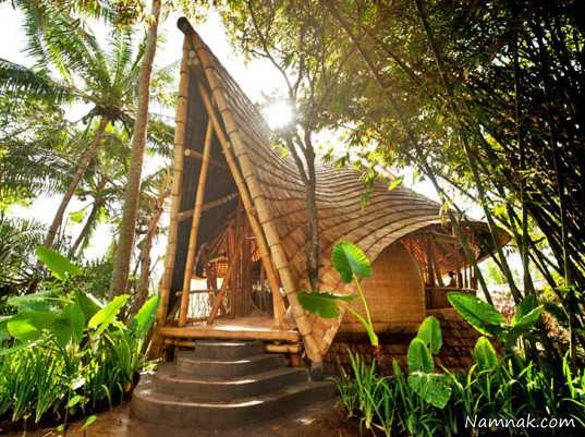 خانه رویایی بسیار زیبا ساخته شده با بامبو + تصاویر