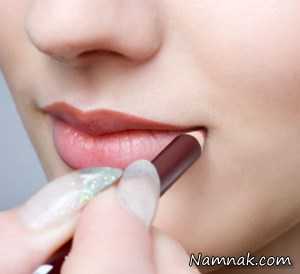 آرایش لب ، آرایش لبهای نازک